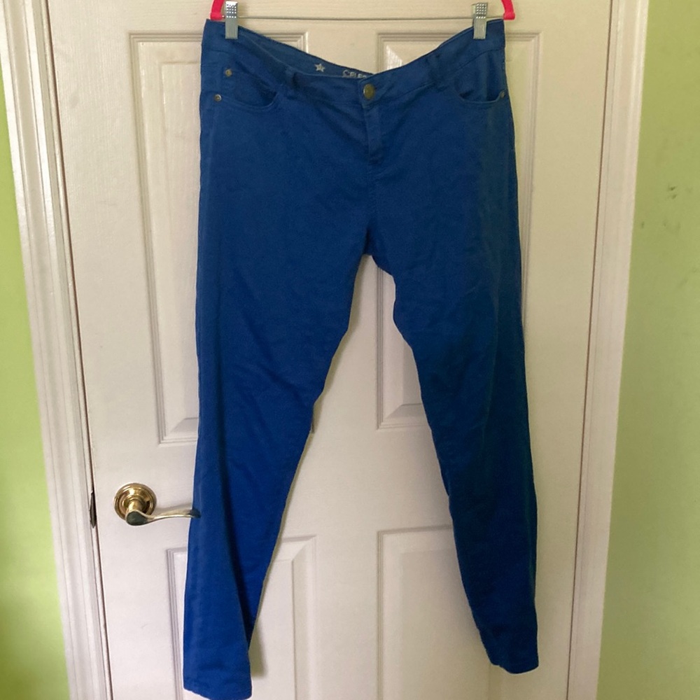 Royal blue jeans